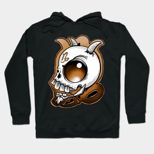 Capricorn skull Hoodie